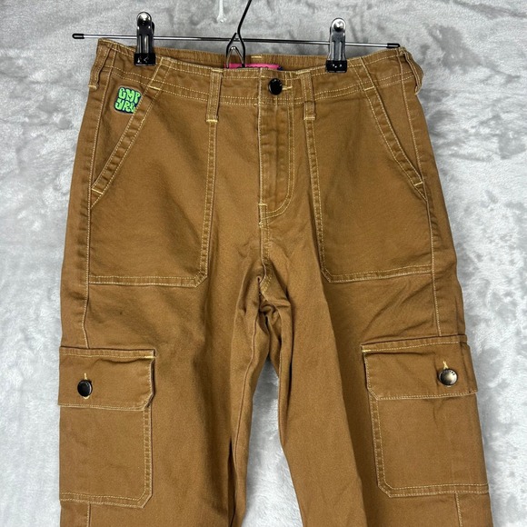 Empyre Brown Carpenter Pants Size 2 Utility Pocket cargo - Picture 1 of 9